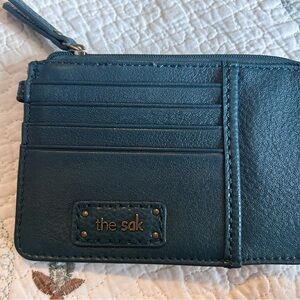 The Sak Green Leather Pouch